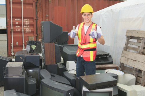 Shoreditch grab hire service trucks and equipment
